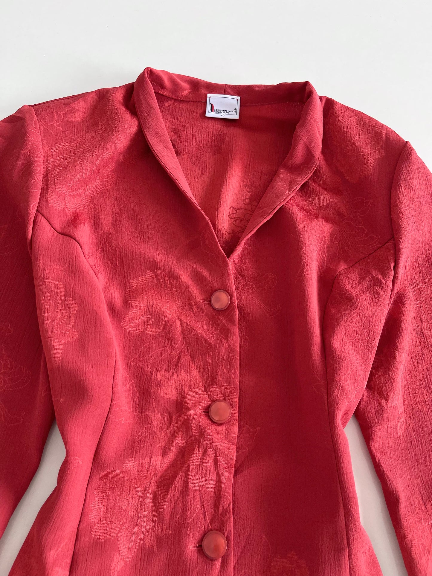 Hermann Lange Self Textured Vintage Blazer-Bust 38