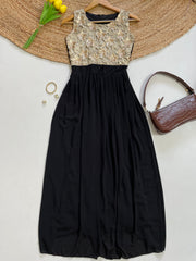 Embroidered Dress-Bust 30