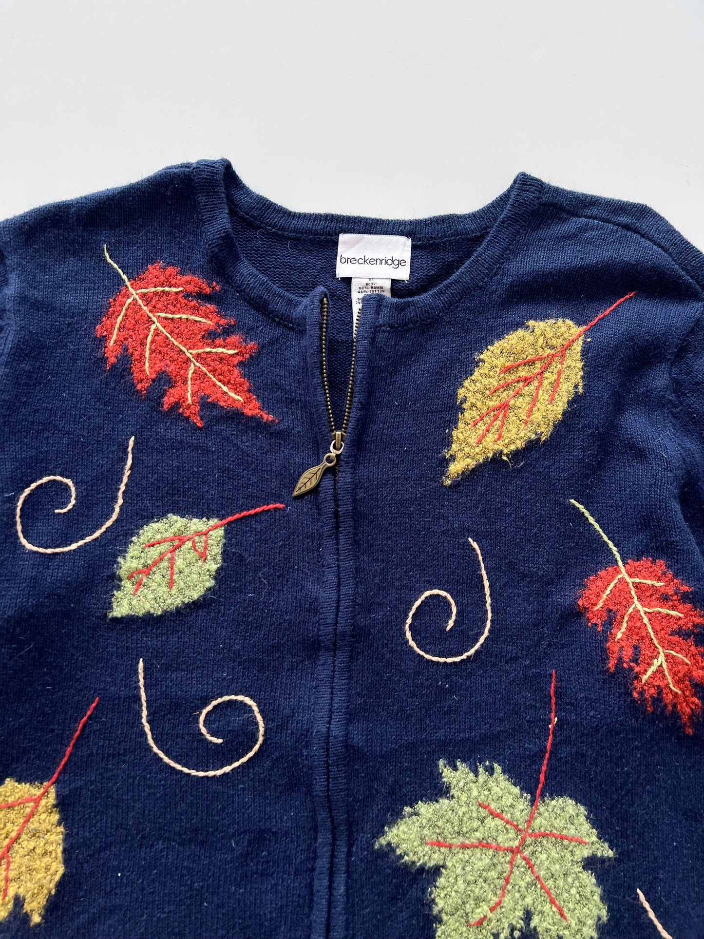 Breckenridge Embroidered Zipper -Bust 48