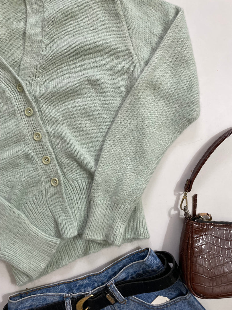 Mint Super Soft Cardigan-Bust 34 to 38