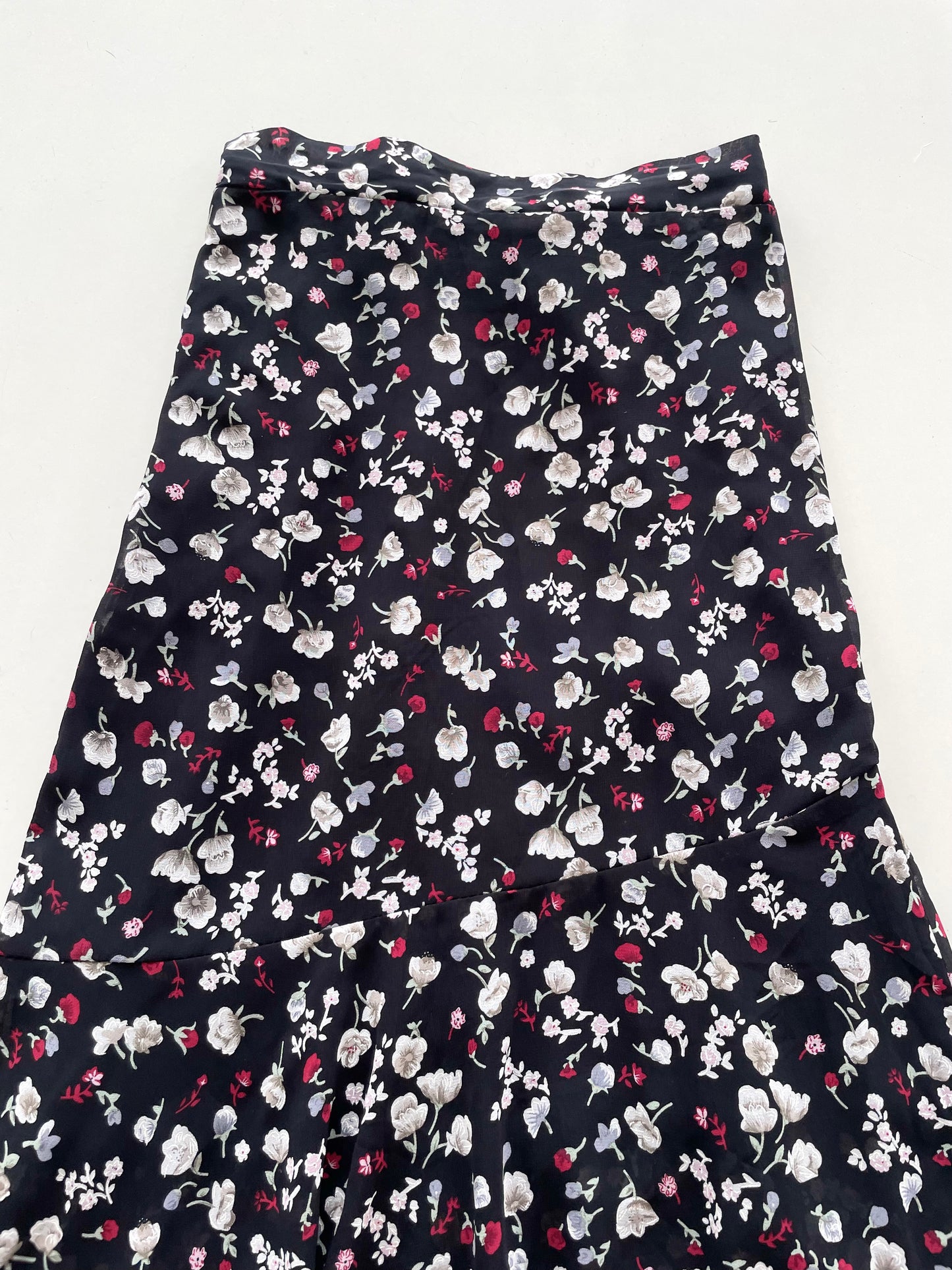 Floral Vintage Skirt-Waist 26 to 30