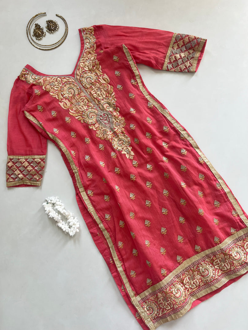Embroidered Kurti-Bust 34