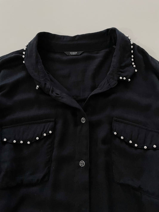 Guess 100% Rayon Vintage Shirt-Bust 46