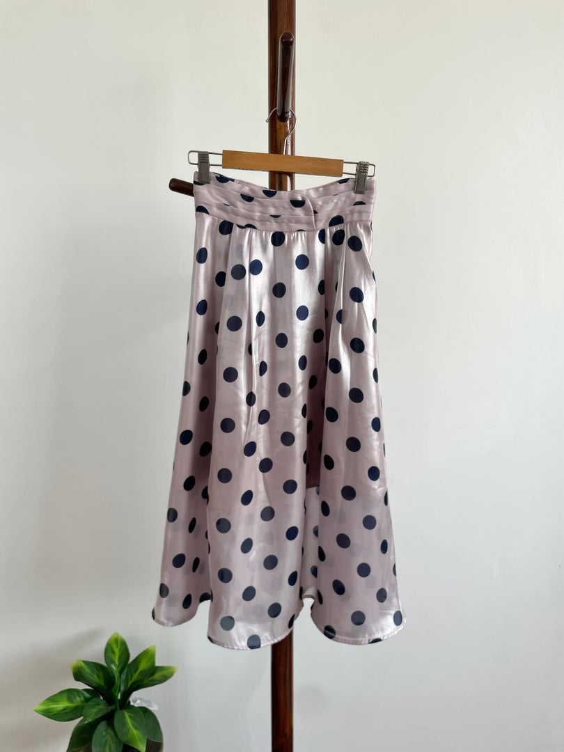 Organza Polka Dot Skirt-Waist 30