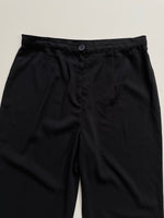 Load image into Gallery viewer, COMMON PLAZA SOLID BLACK PANTS - WAIST 28
