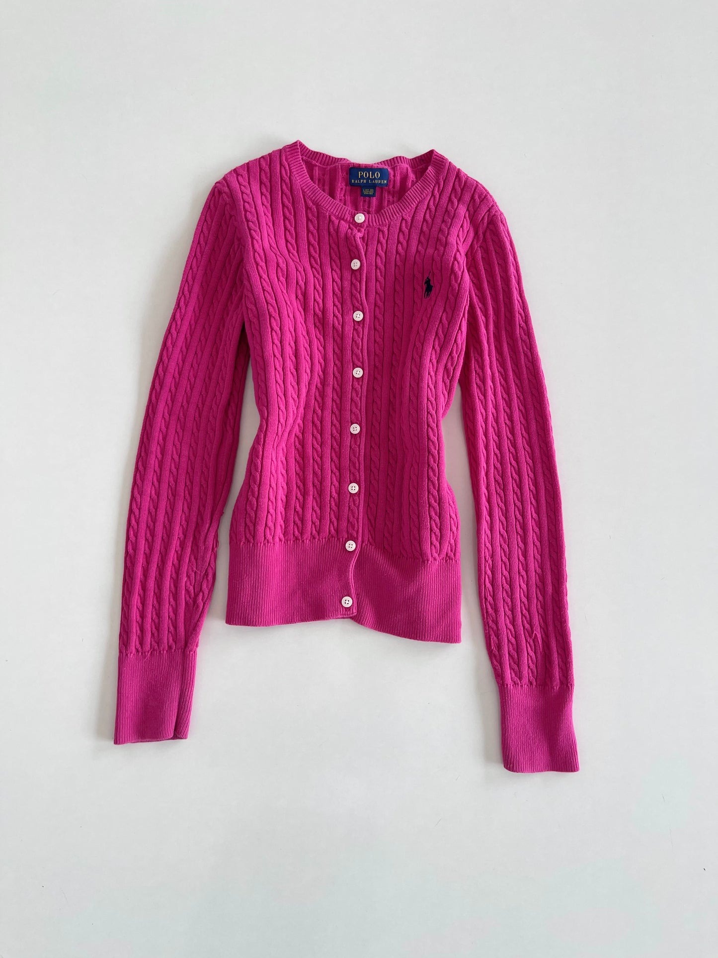 Ralph Lauren 100% Cotton Vintage Cardigan-Bust 32 to 34