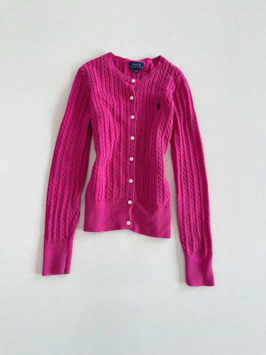 Ralph Lauren 100% Cotton Vintage Cardigan-Bust 32 to 34