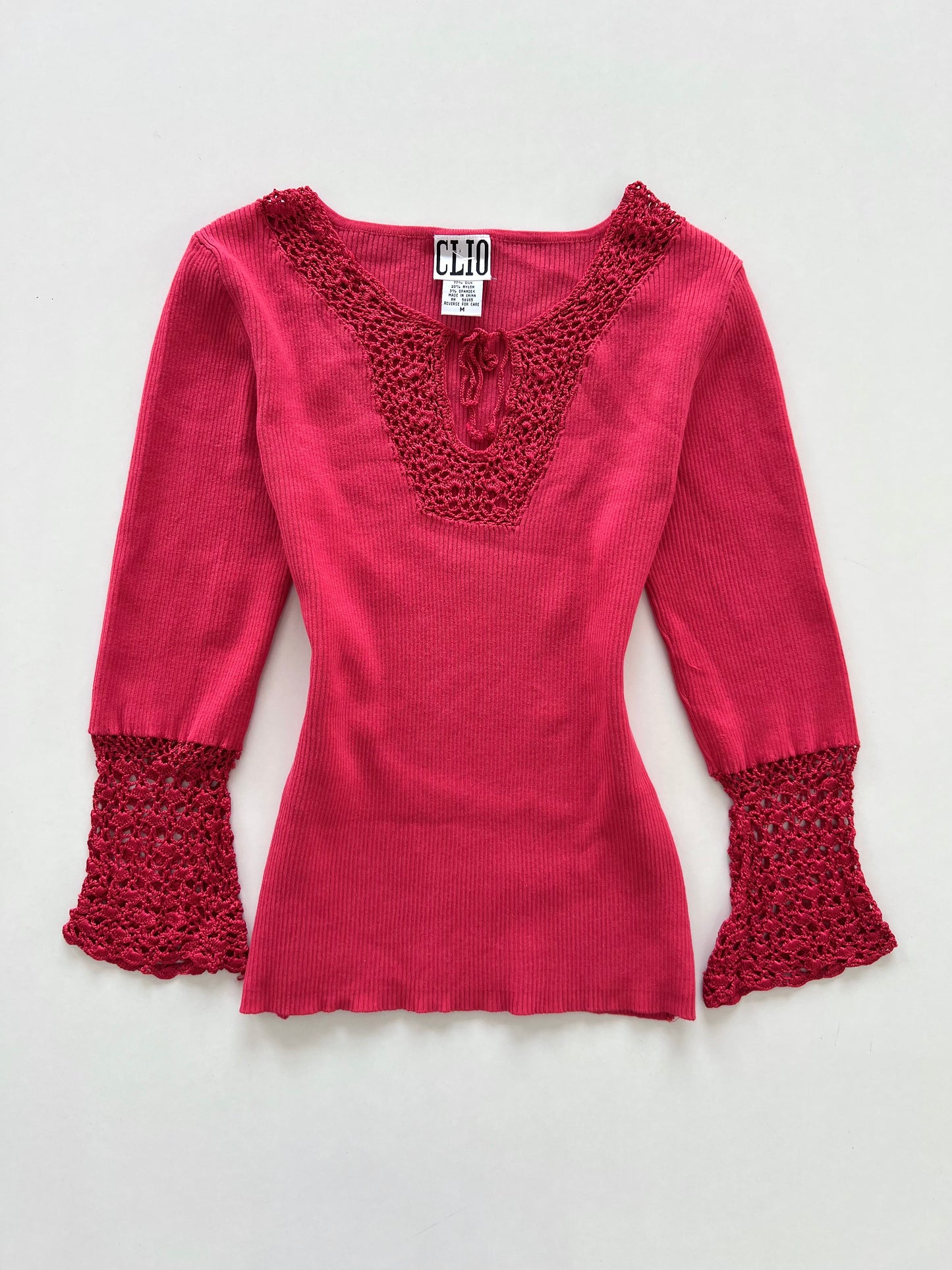 Clio 77% Silk Top-Bust 32 to 34