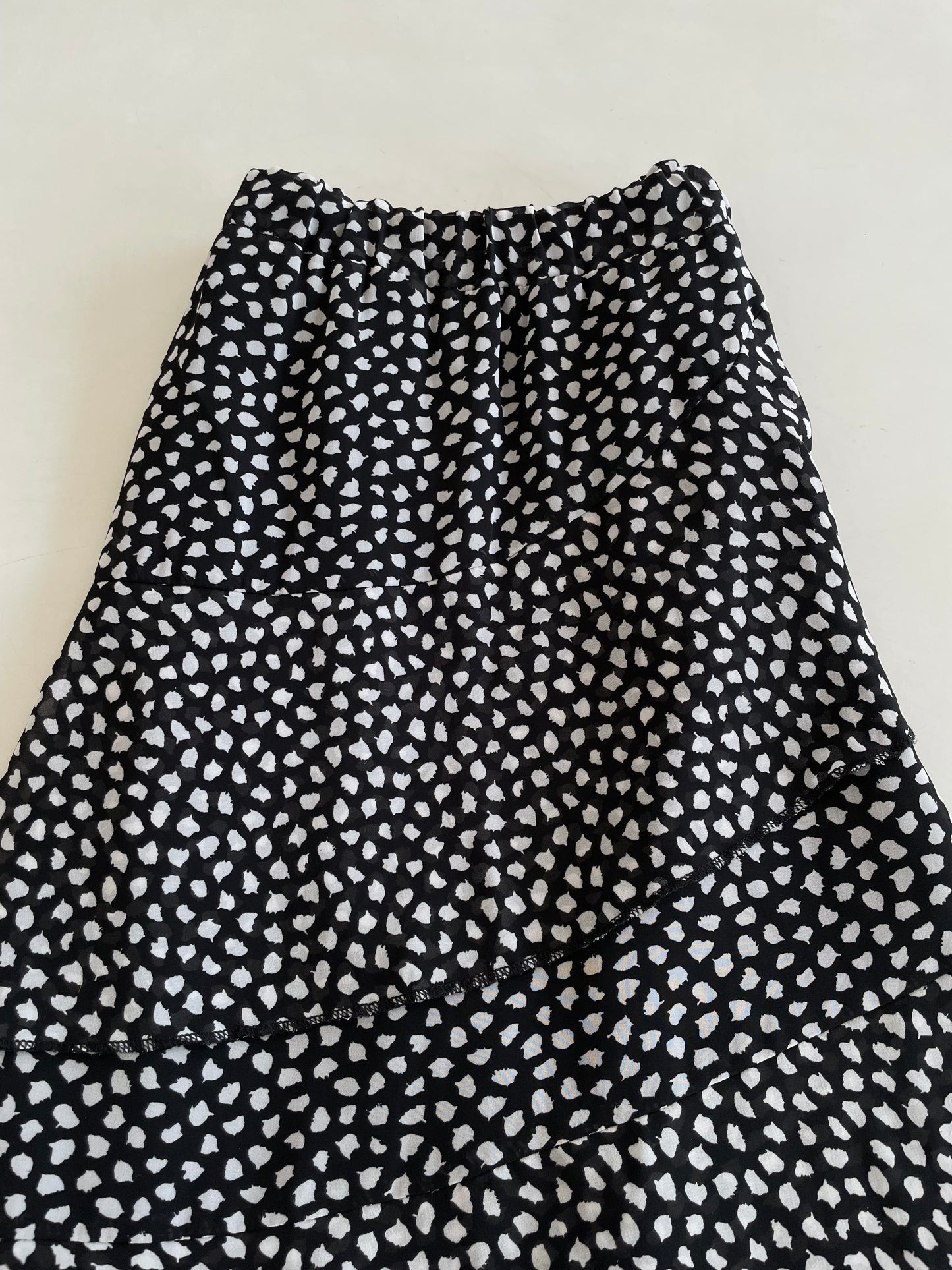 Polka Dot Ruffle Skirt-Waist 26 to 28