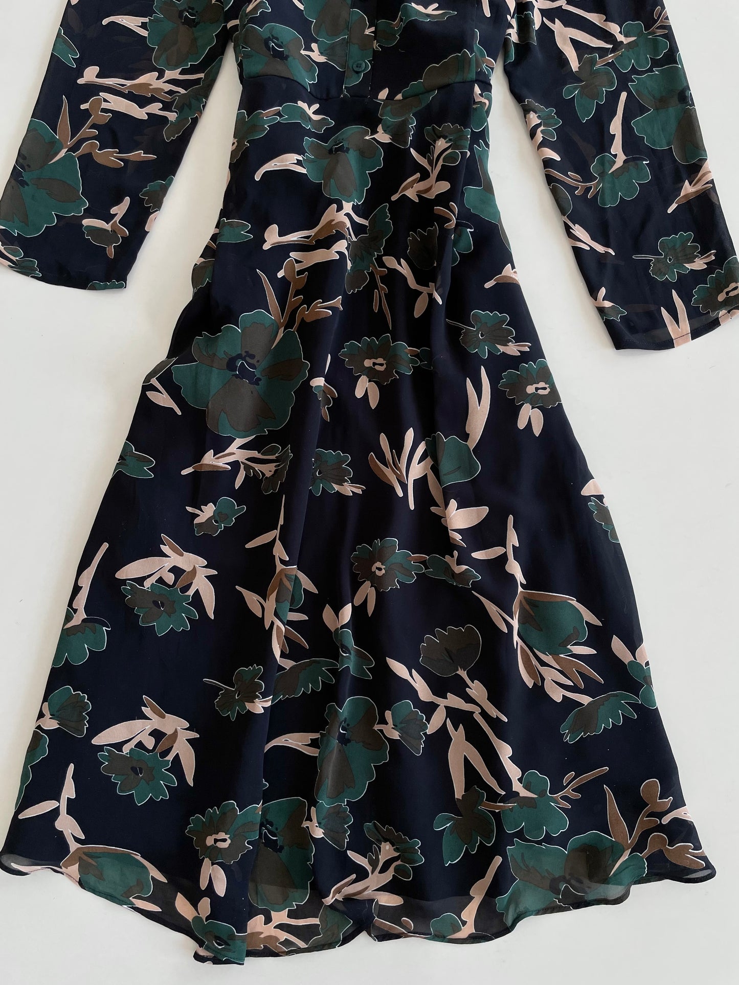 Forest Green Dress-Bust 38