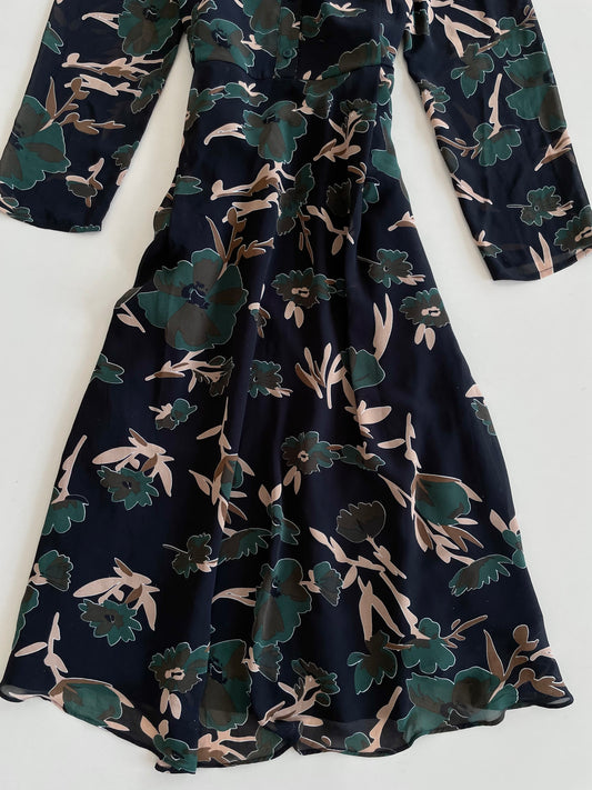 Forest Green Dress-Bust 38
