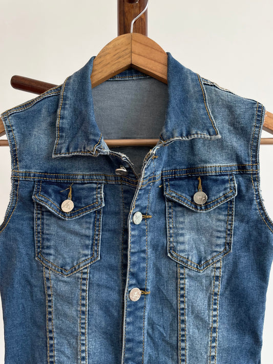 Denim Vest-Chest 38