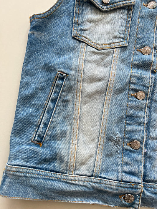 Wednesday Denim Vest-Bust 36