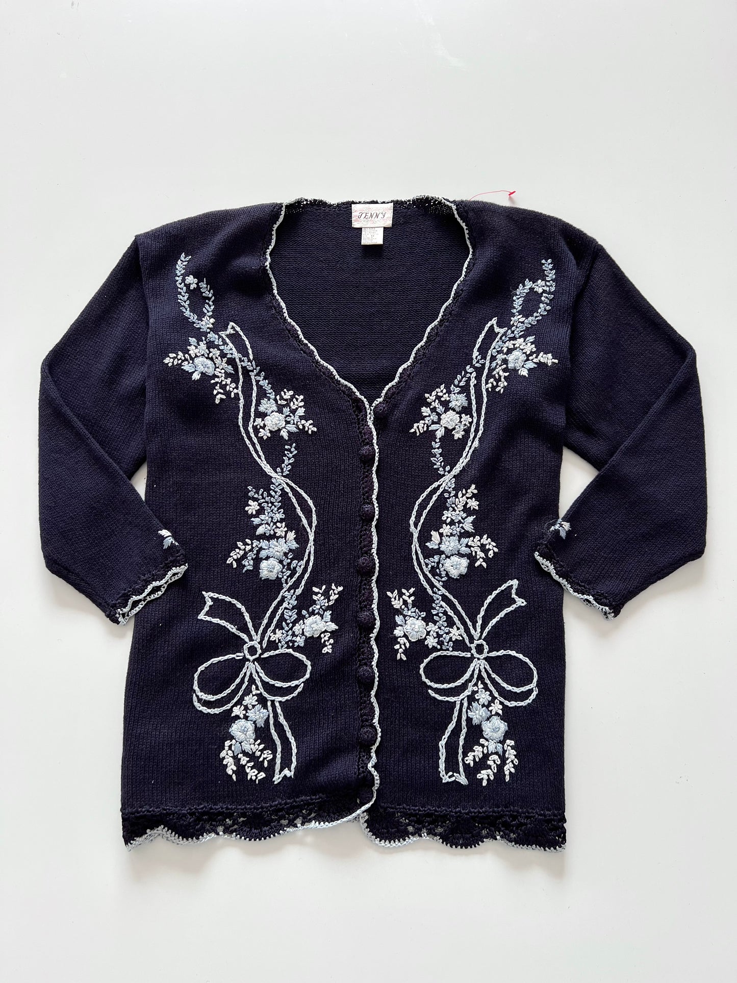 Jenny Embroidered Sweater-Bust 50