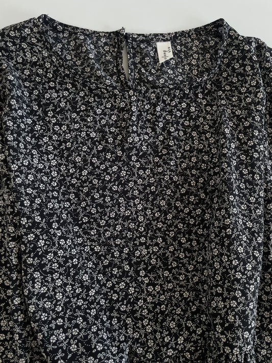 Black Floral Dress-Bust 38