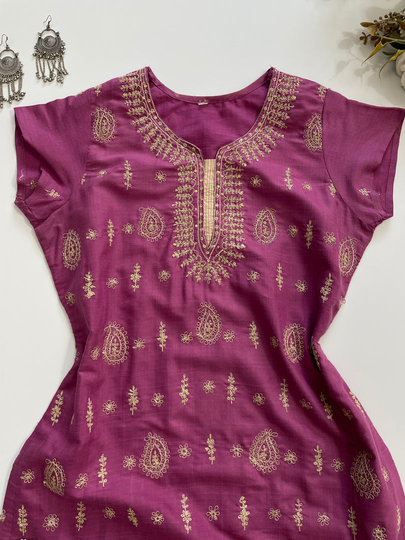 Embroidered Kurti-Bust 36