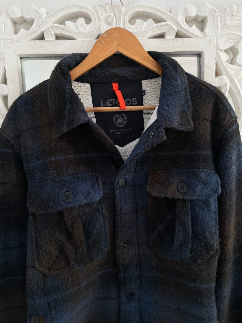 Fleece Lined Super Thick Shacket-Chest 42