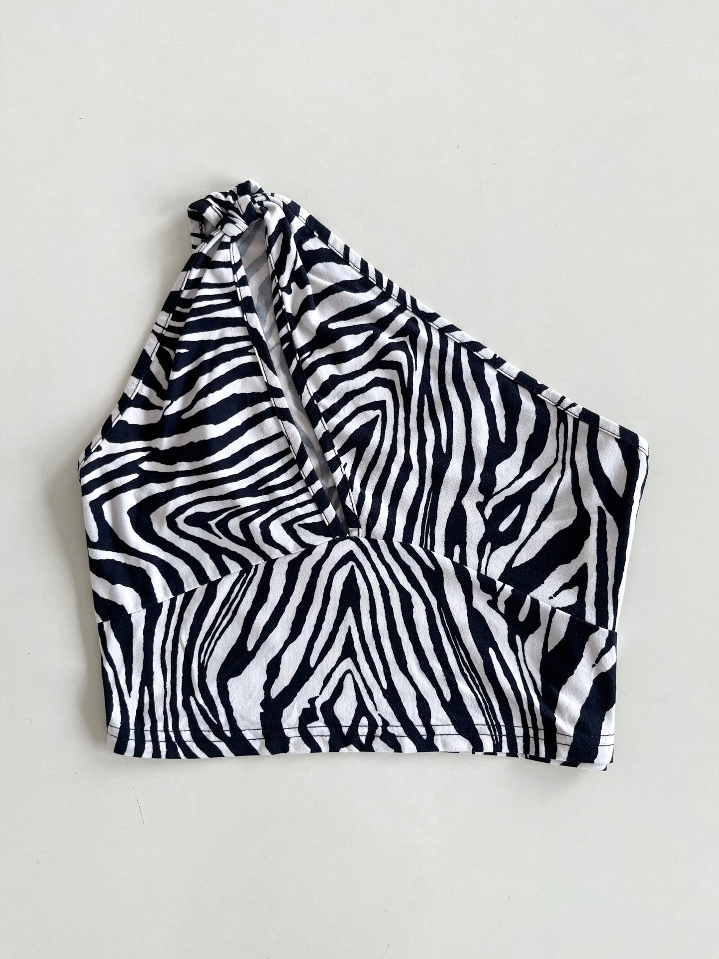 Y2k Zebra Top-Bust 34
