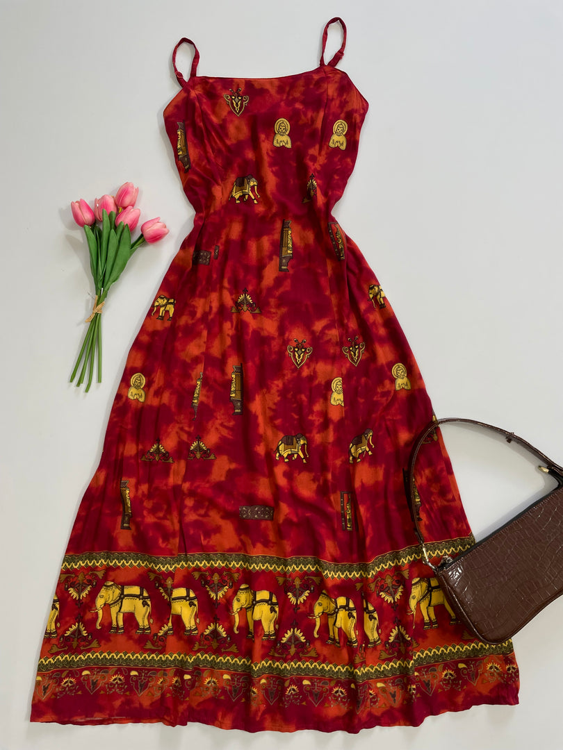 Boho Cotton Dress-Bust 32 to 34