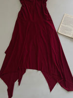 Load image into Gallery viewer, Vintage Asymmetric Blush Dress-Bust 32 to 34