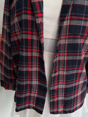 PLAID COTTON SHIRT - BUST 38