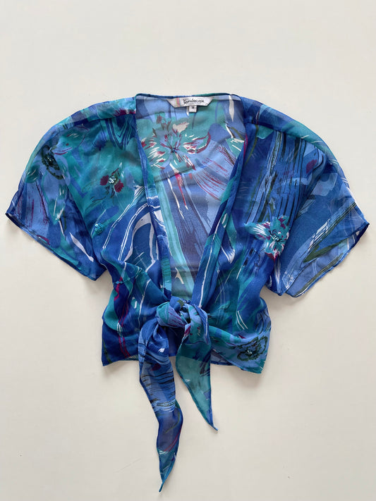 Kaleidoscope Sheer Top-Bust 38 to 40