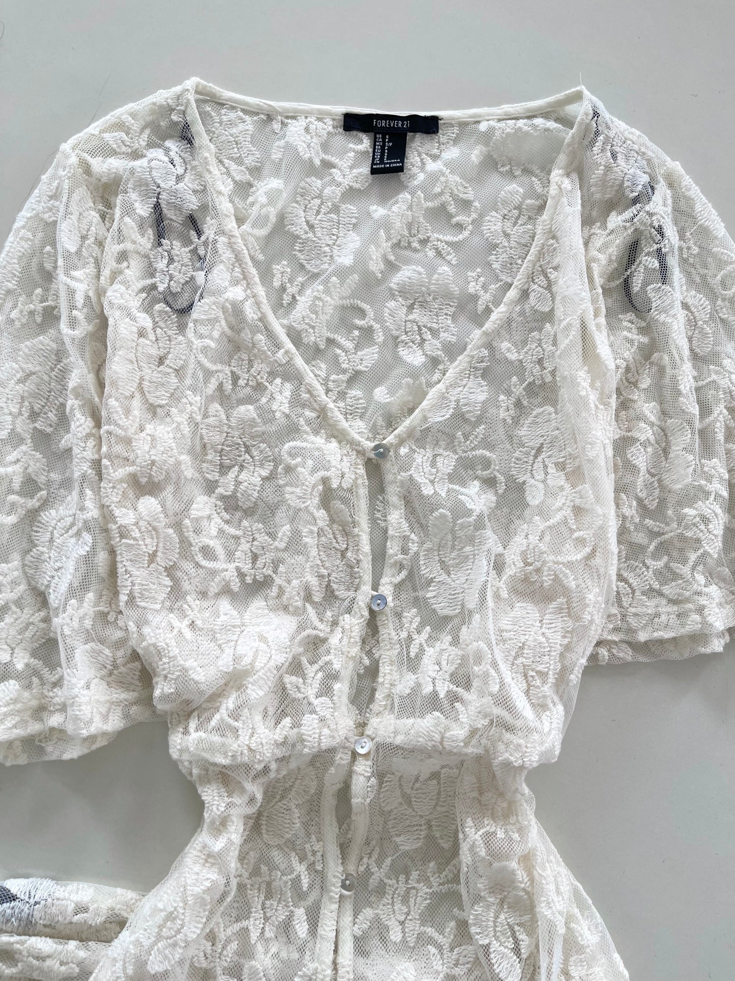 Forever21 Sheer Lace Dress-Bust 34 to 36