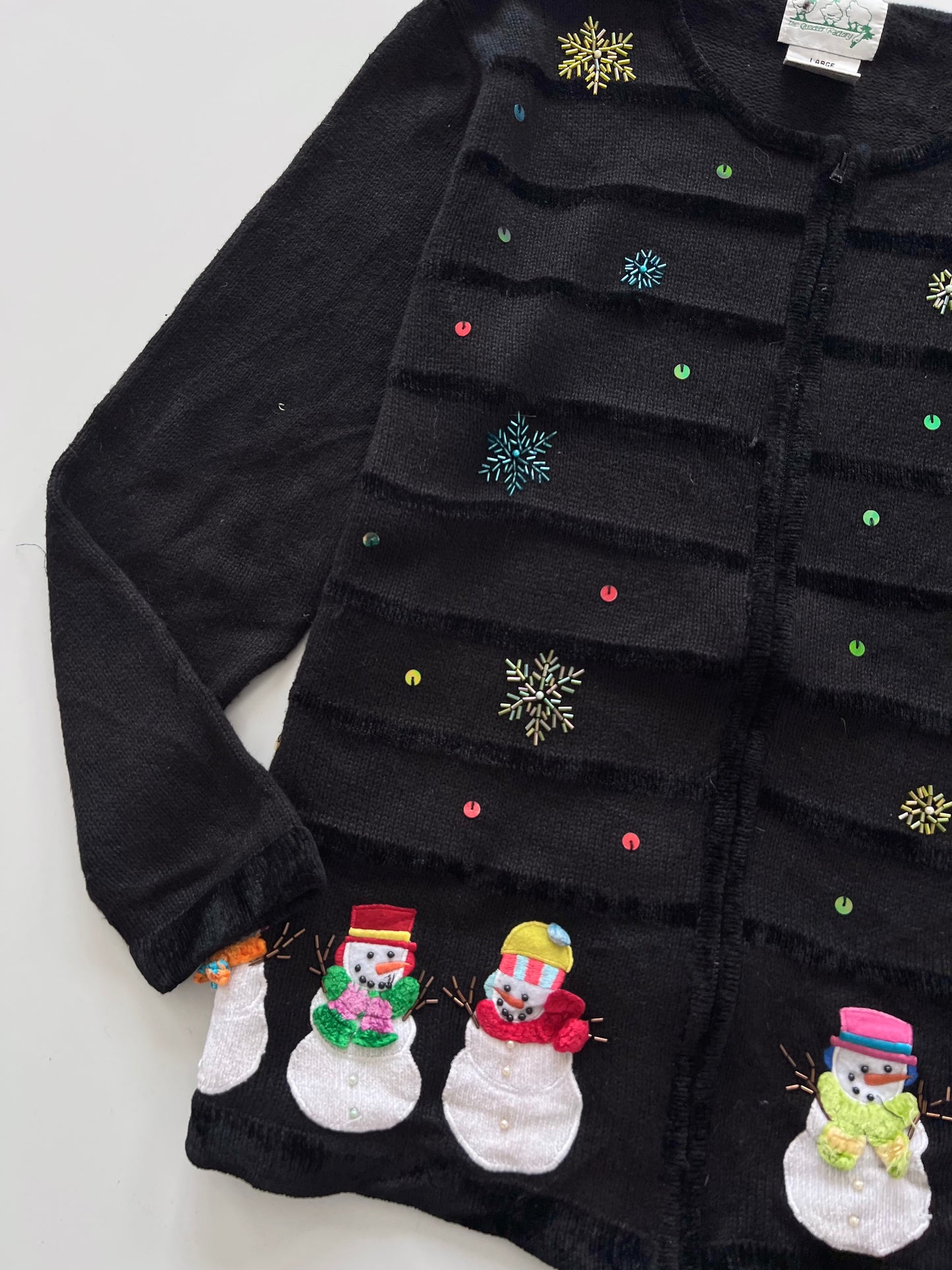The Quacker Factory Christmas Zipper-Bust 46
