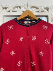 Northern Reflections Embroidered Christmas Sweater-Bust 40