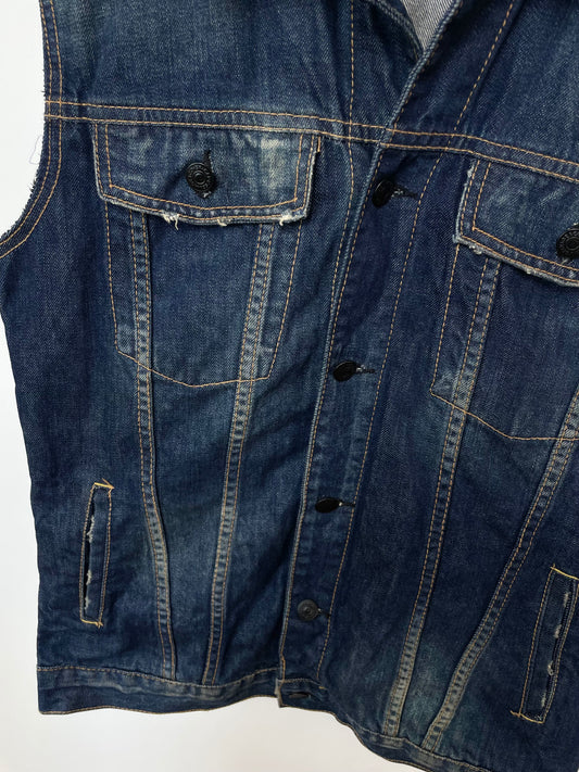 Design Works Denim Vest-Bust 40