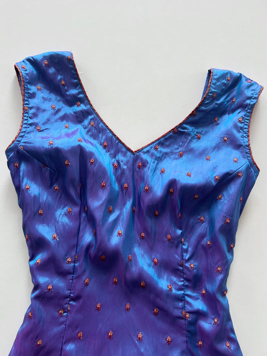 Paisley Embroidered Kurta-Bust 32