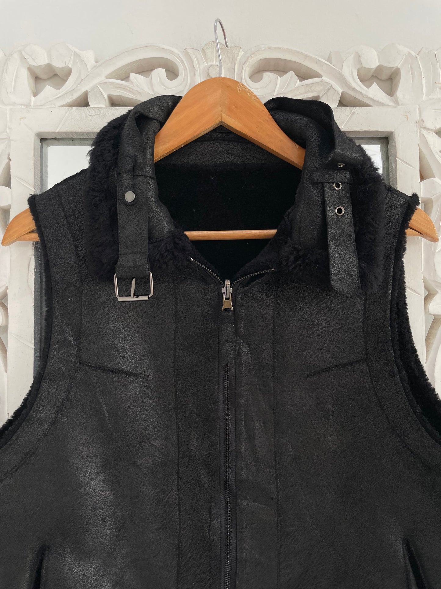 Vintage Thick Sherpa Coat-Chest 40