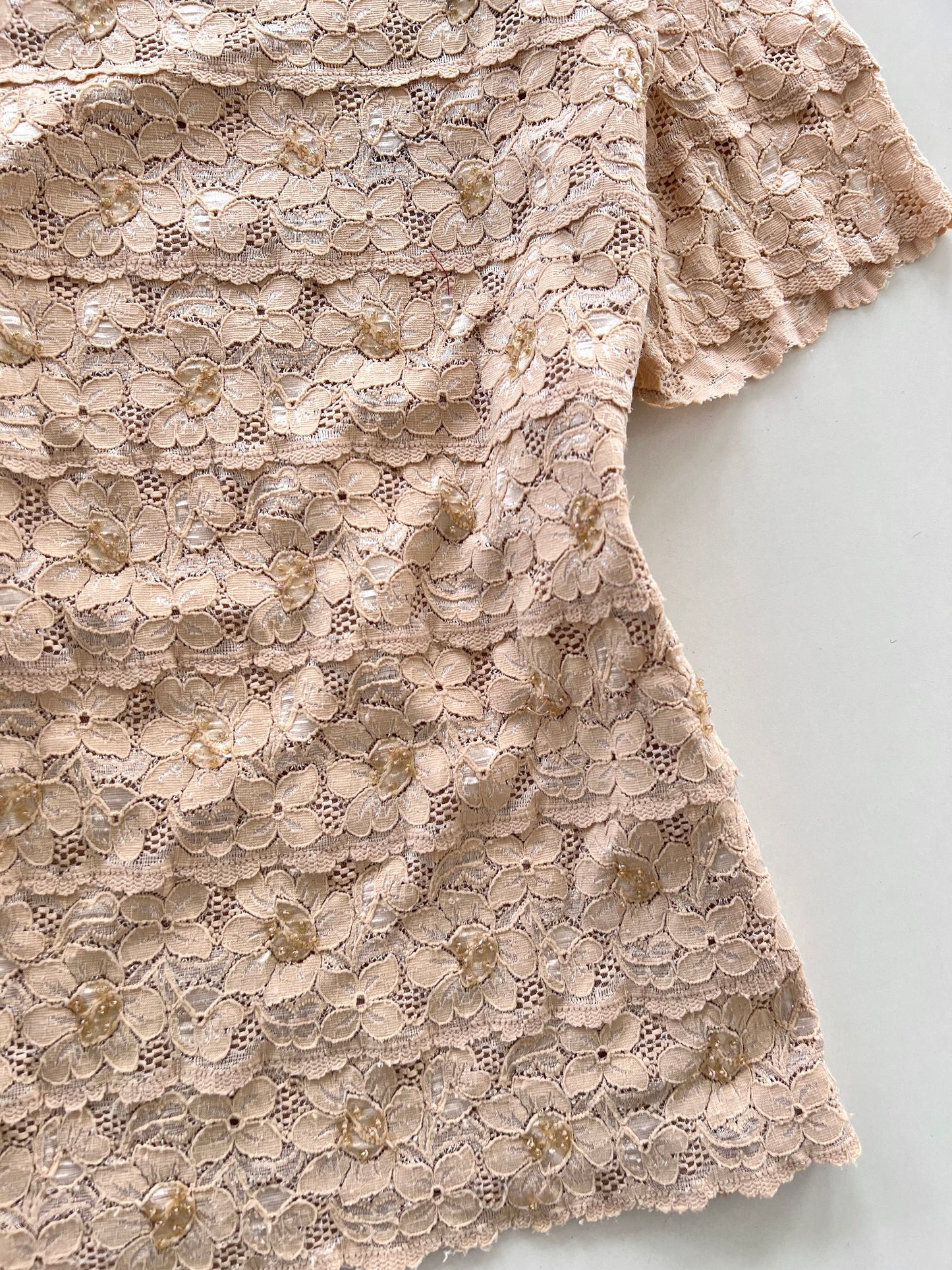 Kev Wear Lace Vintage Top-Bust 36 to 38