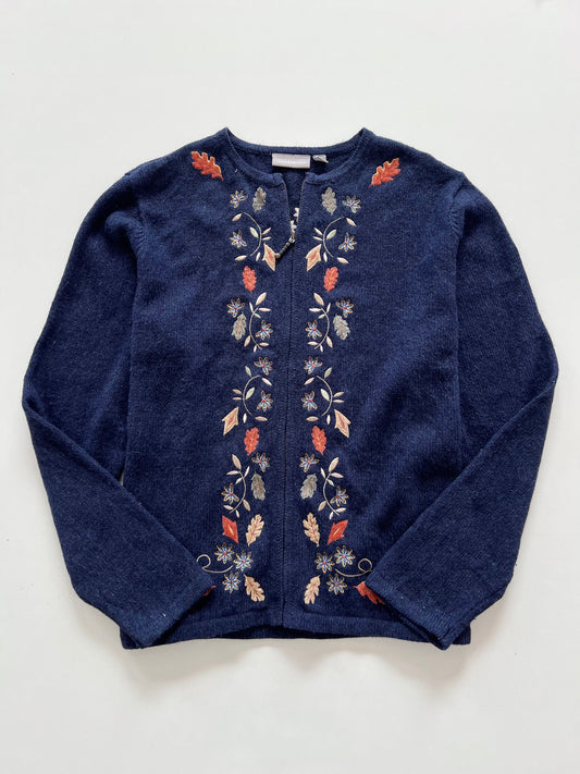 Croft & Barrow Embroidered Zipper-Bust 48