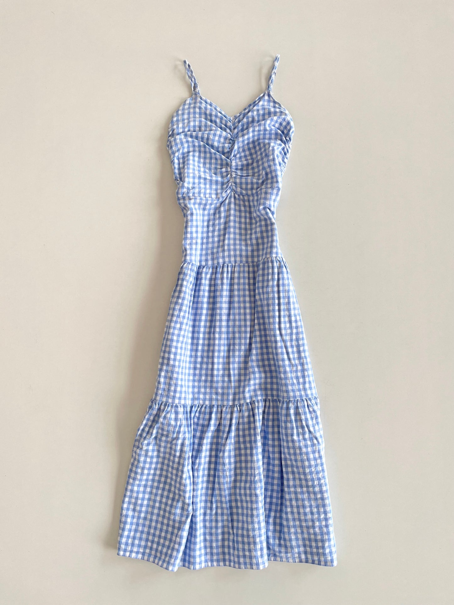 Gingham Cotton Dress -Bust 30 to 32