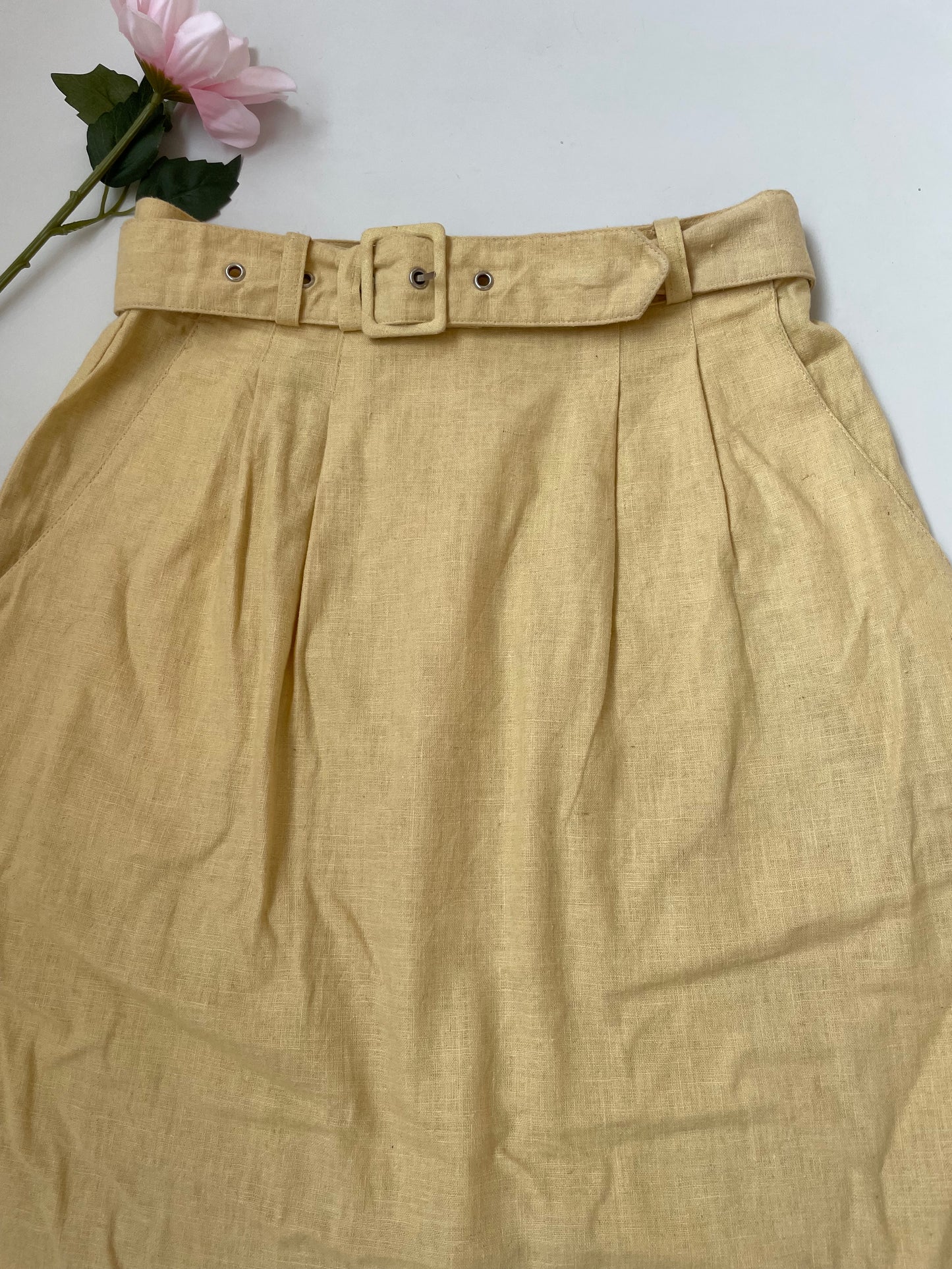 Basics Linen Skirt-Waist 26