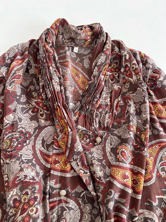 Paisley Vintage Top-Bust 44