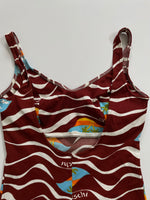 Load image into Gallery viewer, BROWN SWIMSUIT - BUST 38 to 44
