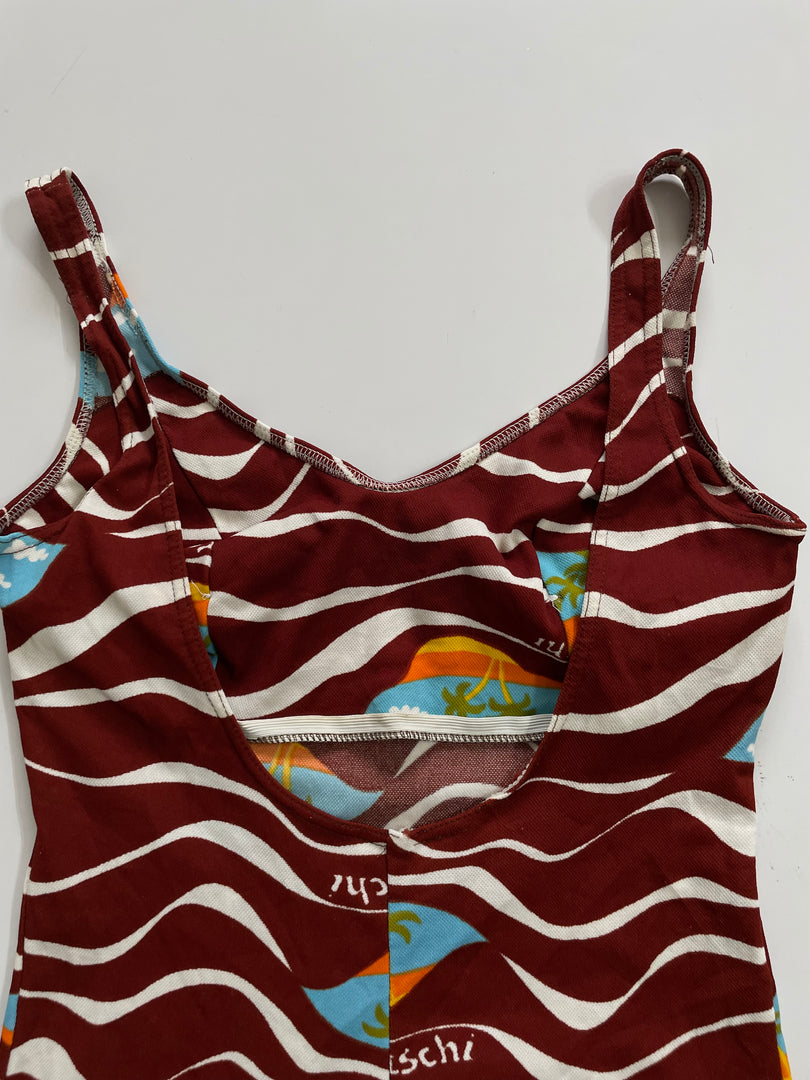 BROWN SWIMSUIT - BUST 38 to 44