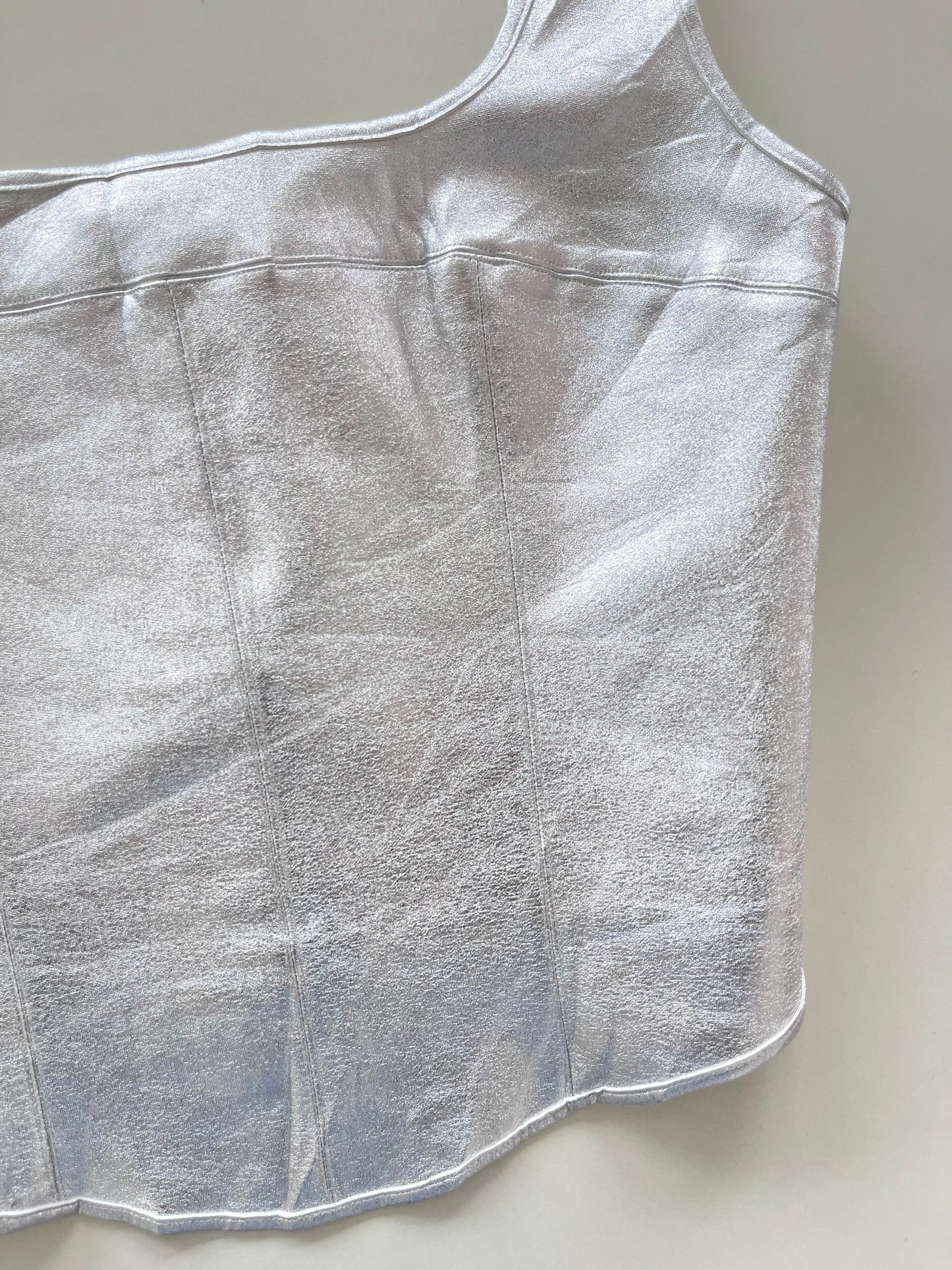 Tezenis Silver Metallic Top-Bust 36i