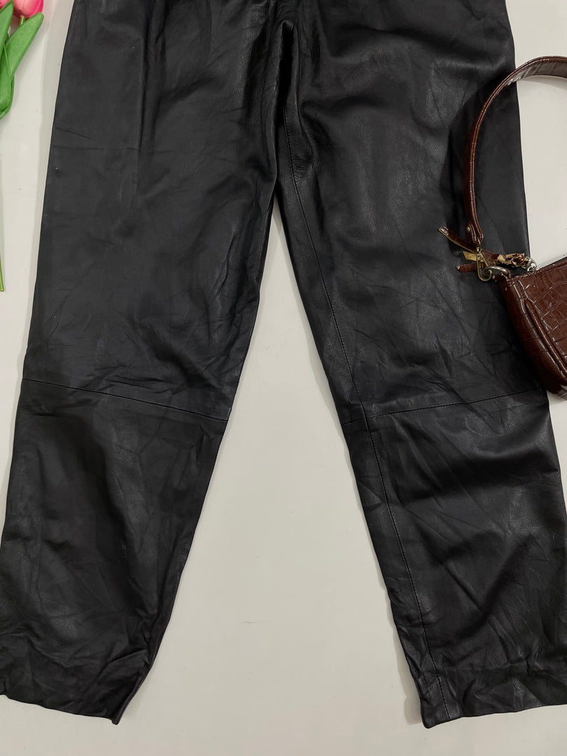 Rodney Clark Faux Leather Pants - Waist 24