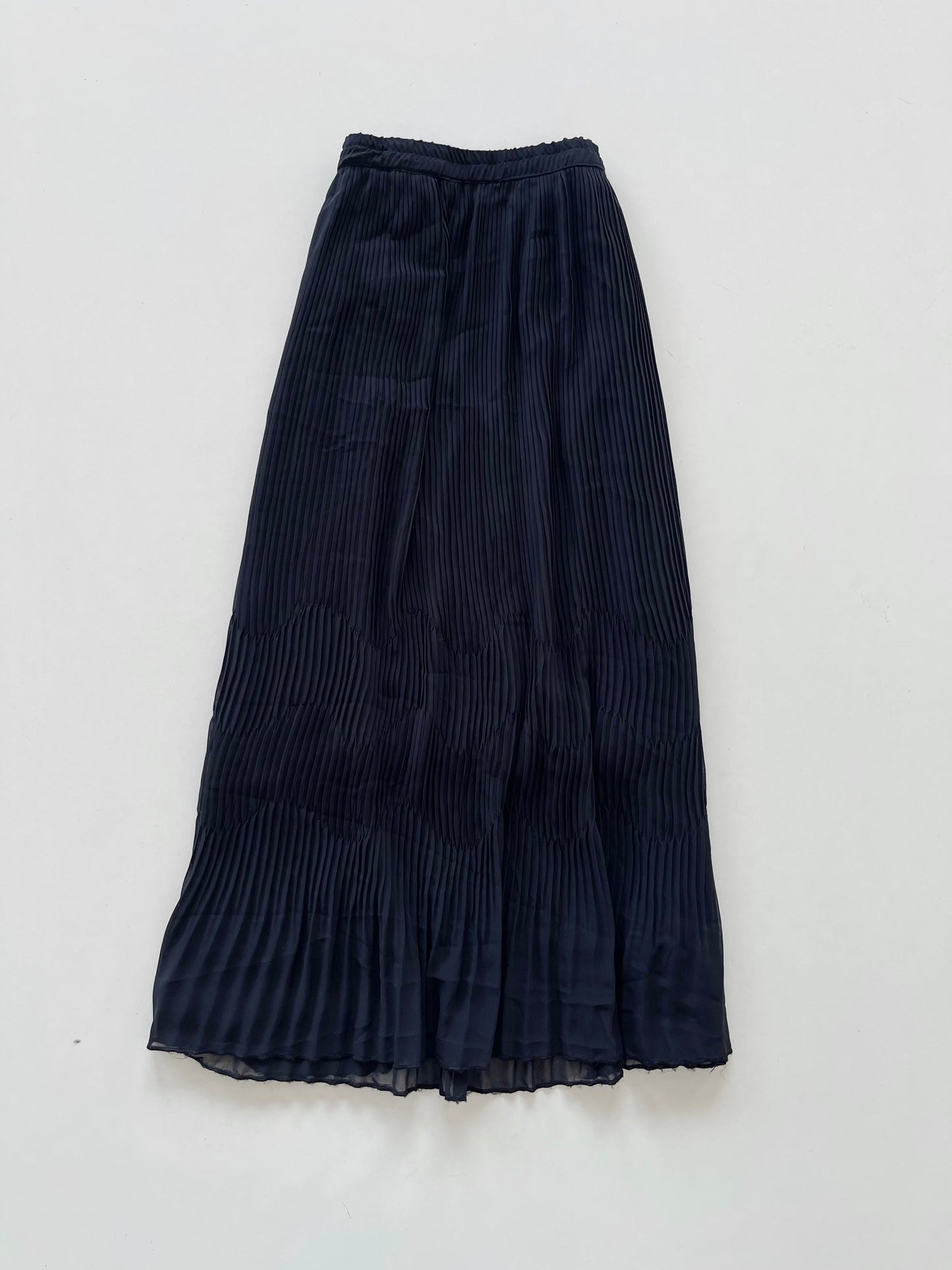 Pleated Black Skirt-Waist  32 to 34