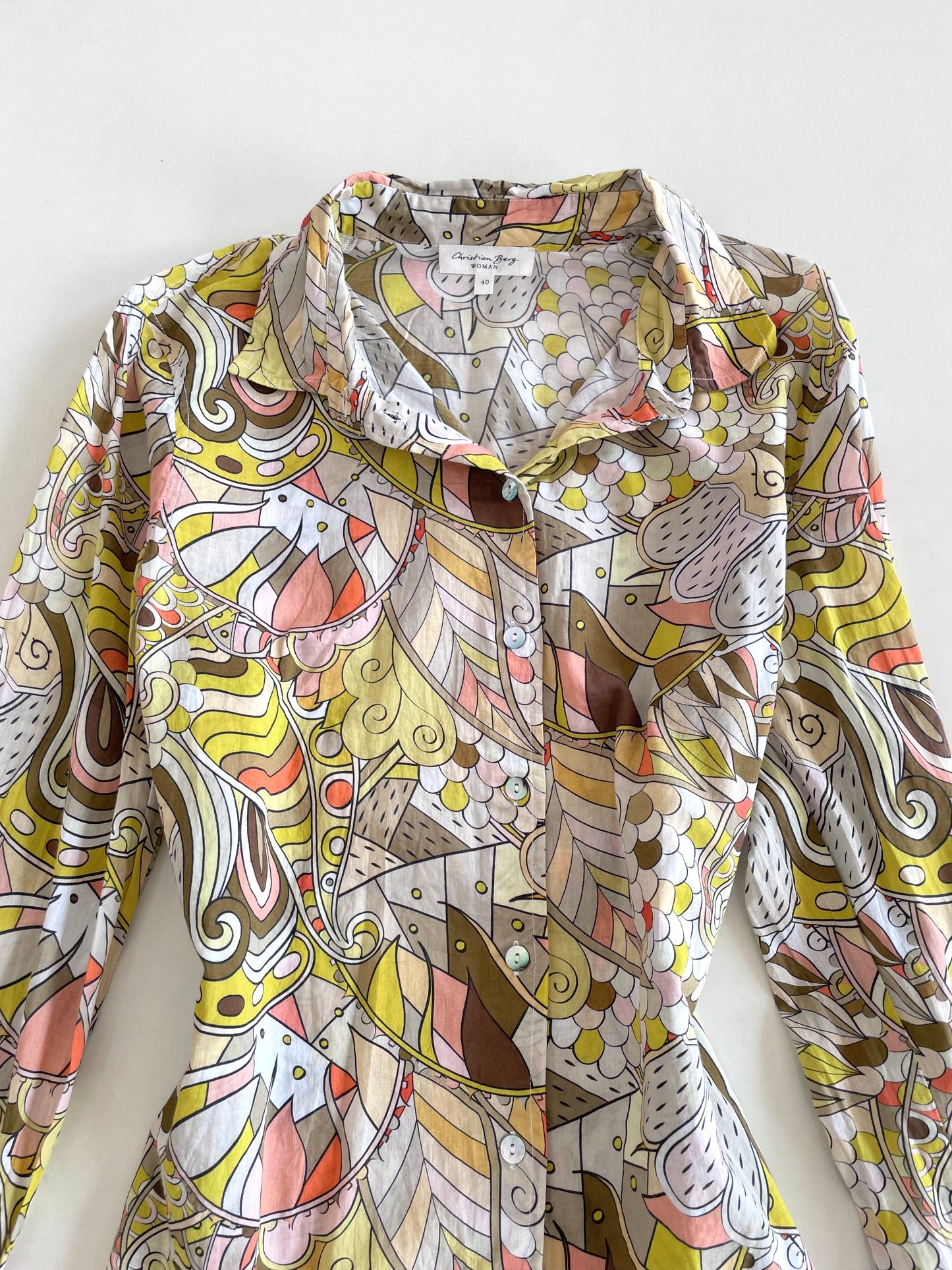 Christian Berg 100% Cotton Vintage Shirt-Bust 42