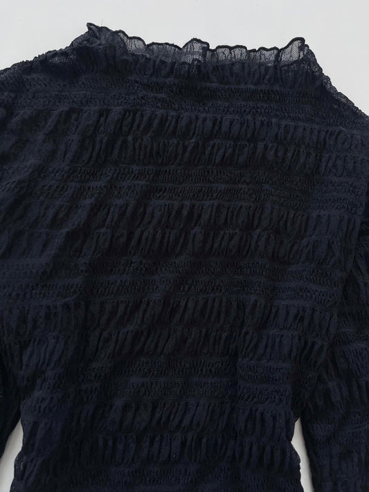 Textured Sheer Top-Bust 42 to 44