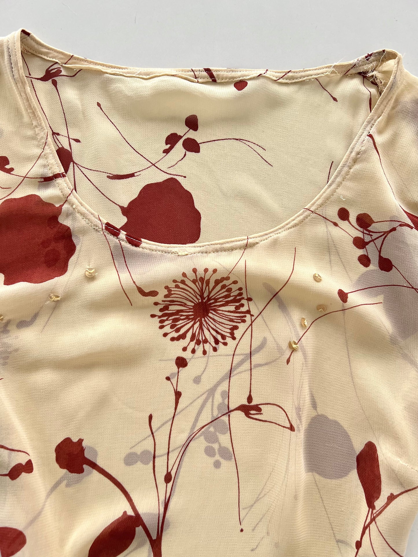 Vintage Sheer Top-Bust 38