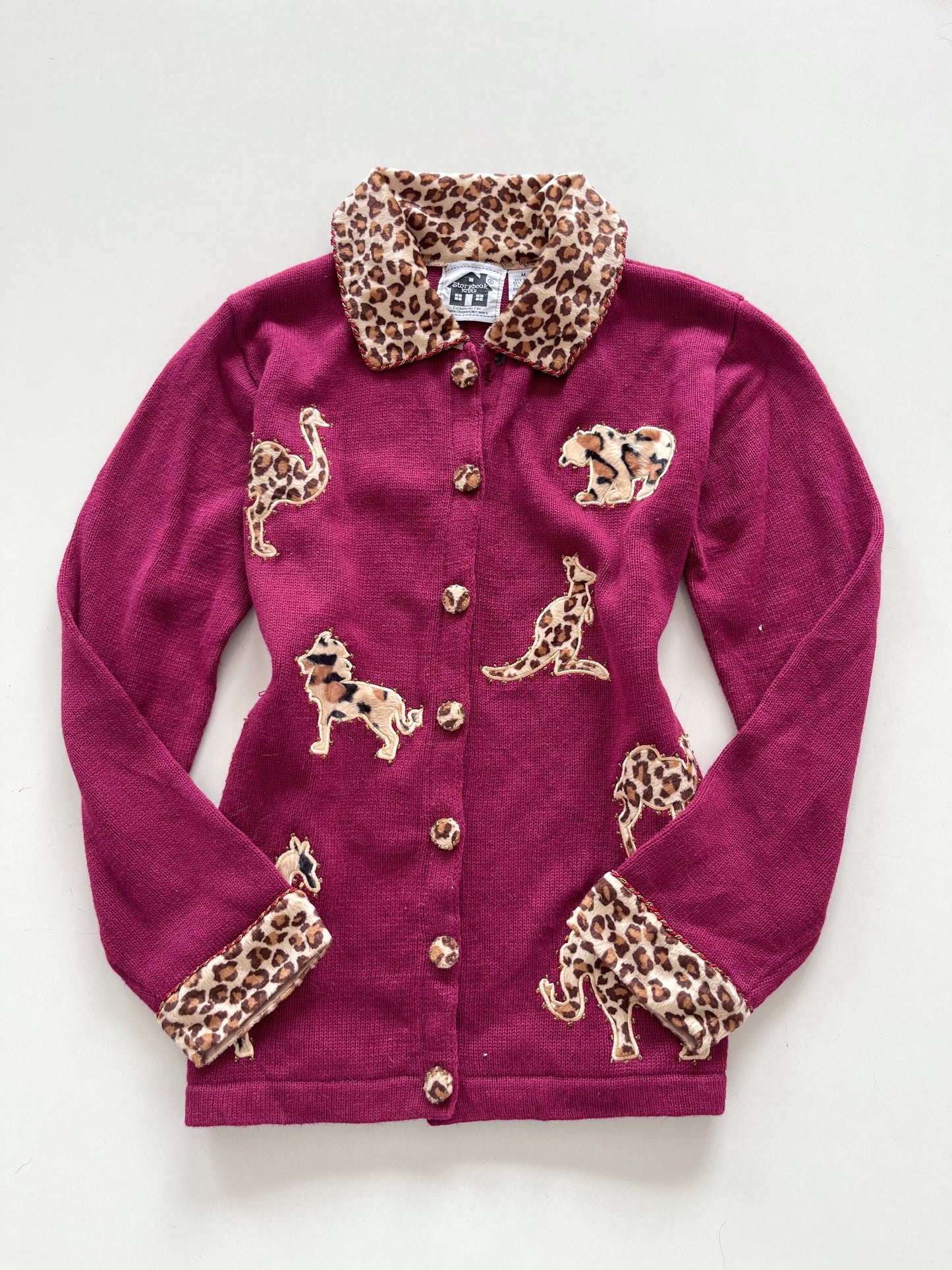 Storybook Embroidered Sweater-Bust 44