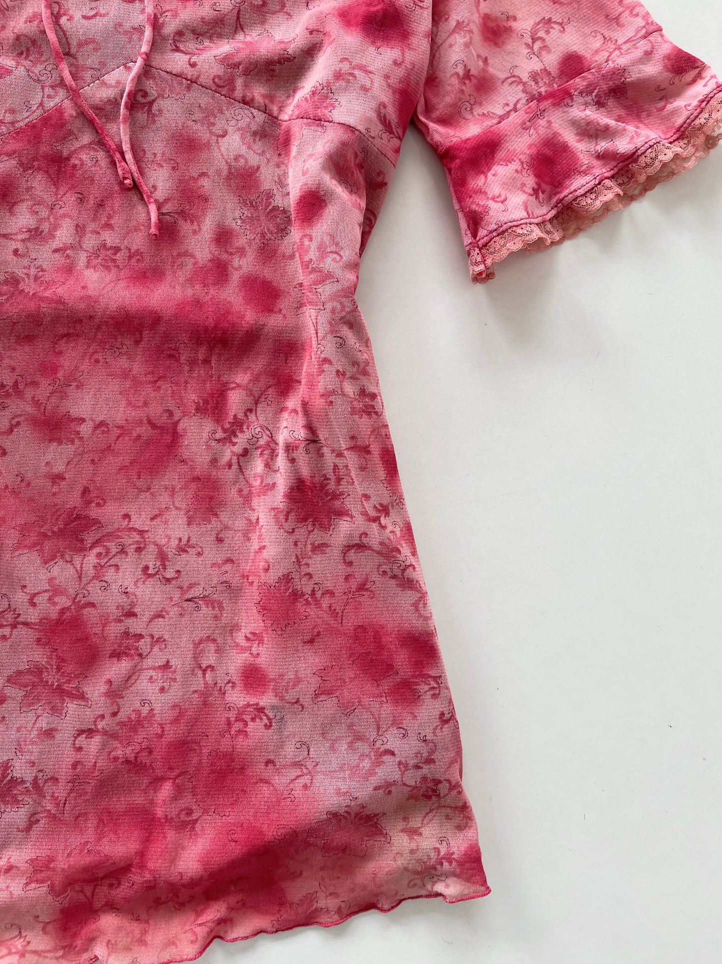 Shades Of Pink Vintage Top-Bust 44 to 46