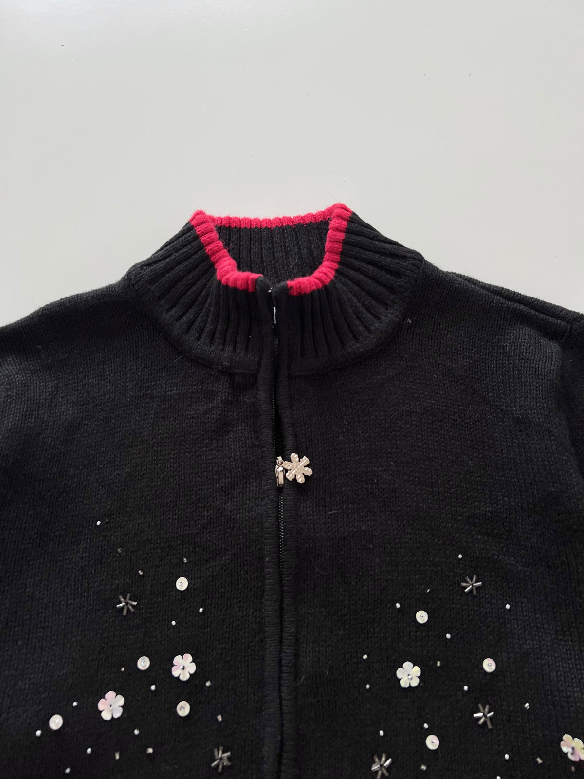 Mercer Street Studio Christmas Zip Up Sweater-Bust 42