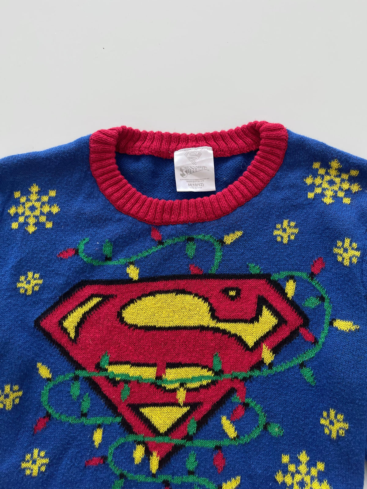Superman Christmas Sweater-Bust 36