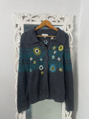 Christopher&banks Embroidered Sweater-Bust 40